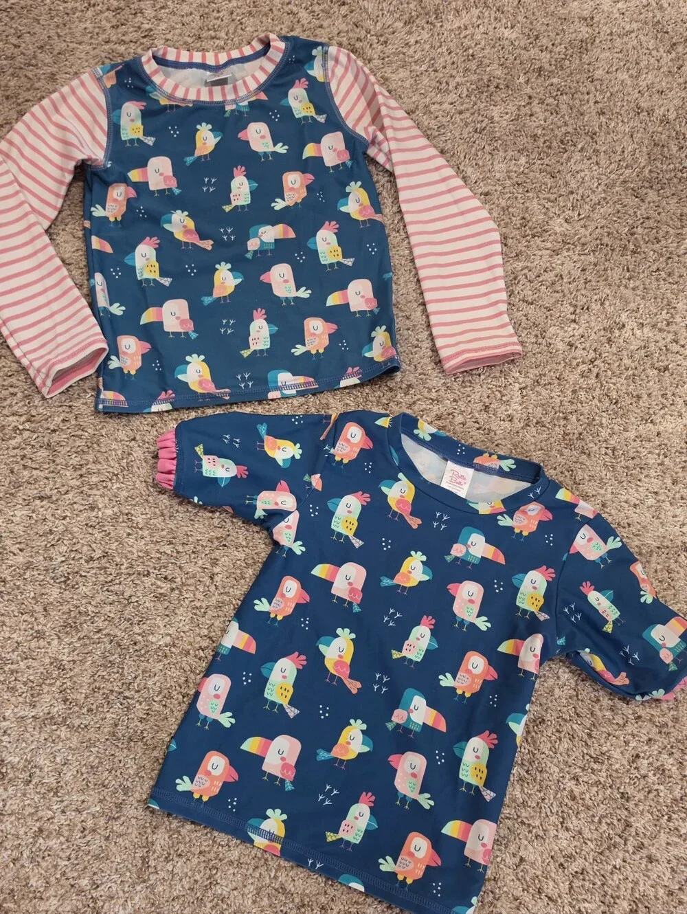HUGE Lot Girls Ruffle Butts Swim Tops Bottoms Rash Guard Size 5
